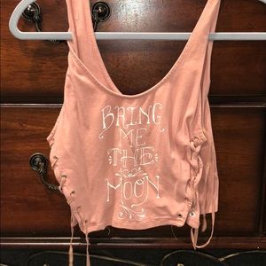 KENDALL&KYLIE BRING ME THE MOON CROP TOP